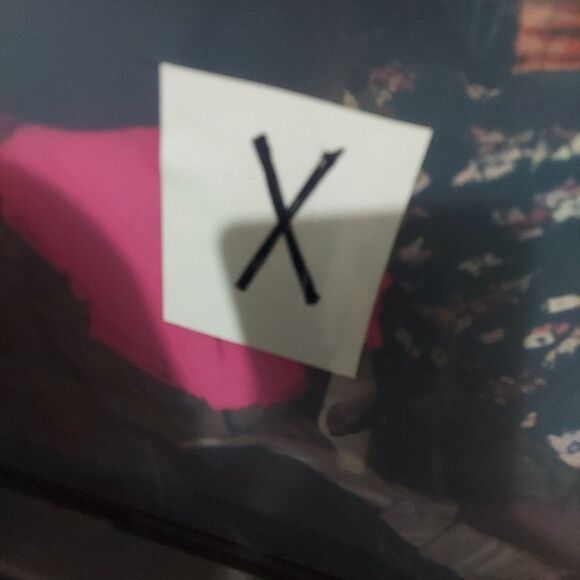 Gilded Intent Black/Beige Mesh Top With Knit Trimocl Neck (Estimated) Sz XS - Picture 10 of 10